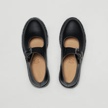 Load image into Gallery viewer, Plain Mary Janes (black / commando sole)

