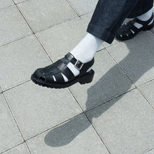 Load image into Gallery viewer, Sandal #1 (black)
